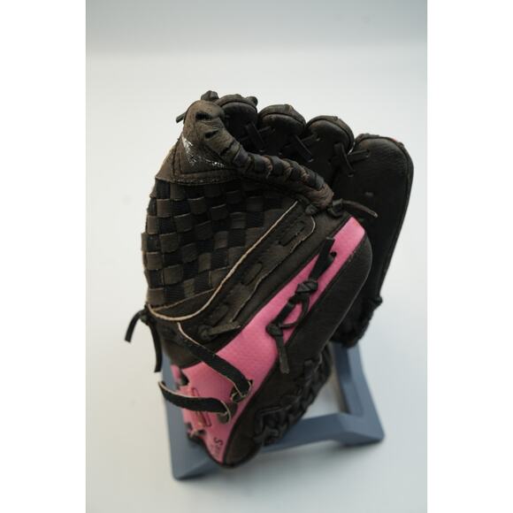 Mizuno Girl Youth Baseball Glove GPP1155 Prospect Series 11.50 Black/Pink Left - Picture 3 of 7